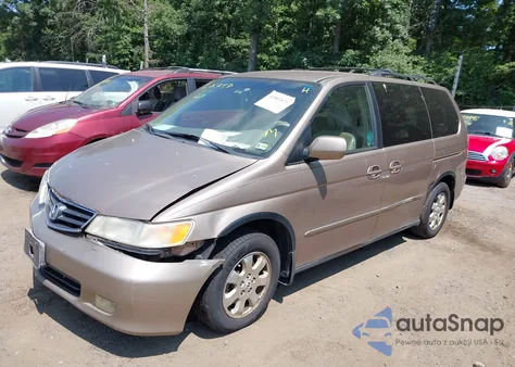 2003 Honda Odyssey Ex-L from USA, damaged, VIN 5FNRL18083B014534